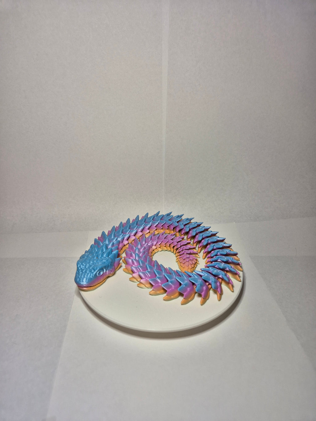 45cm Rainbow Snake with articulated jaw
