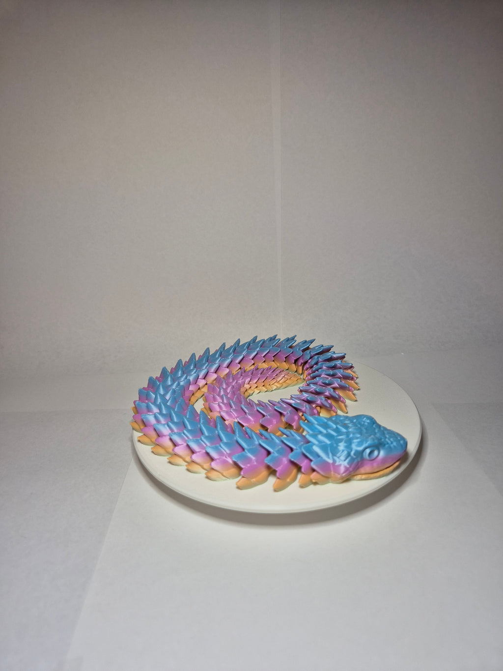 45cm Rainbow Snake with articulated jaw